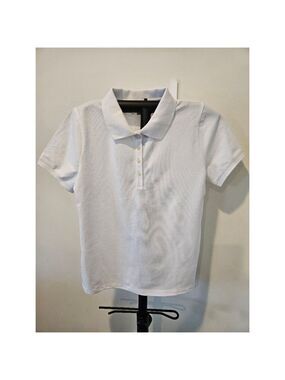 Women's J.Crew Polo Short Sleeved Collared Shirt, Size S, White